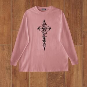 AMIRI long-sleeved T-shirt pink